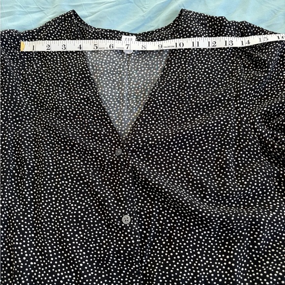 GAP Black and White Polka Dot button up dress. - Picture 11 of 13
